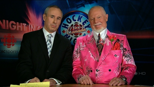 Don Cherry on Coach's Corner at the All-Star Game, 25 Jan 2009