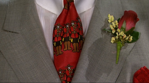 Don Cherry's tie from Coach's Corner, 28 Feb 2009