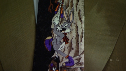 Don Cherry's tie - Bugs Bunny (HNIC 18 Apr 2009)